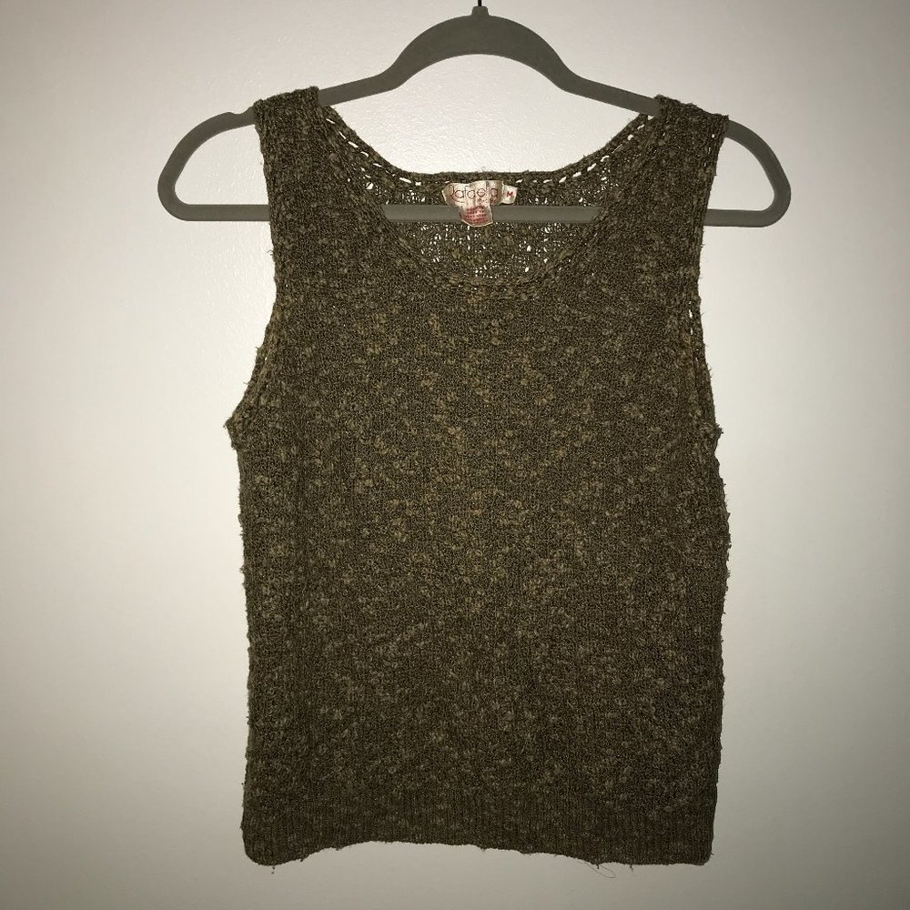 Coarse Knit Linen & Cotton Tank
